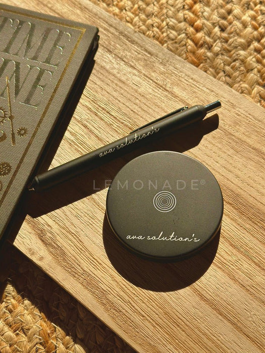 Personalized - Magnetic Pen Set - Black - LemonadeStationery