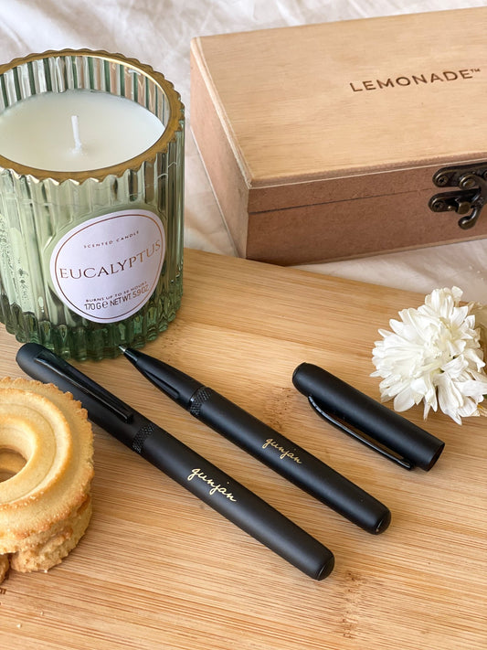 Sleek and stylish ball pen with a customizable design for a personal touch.