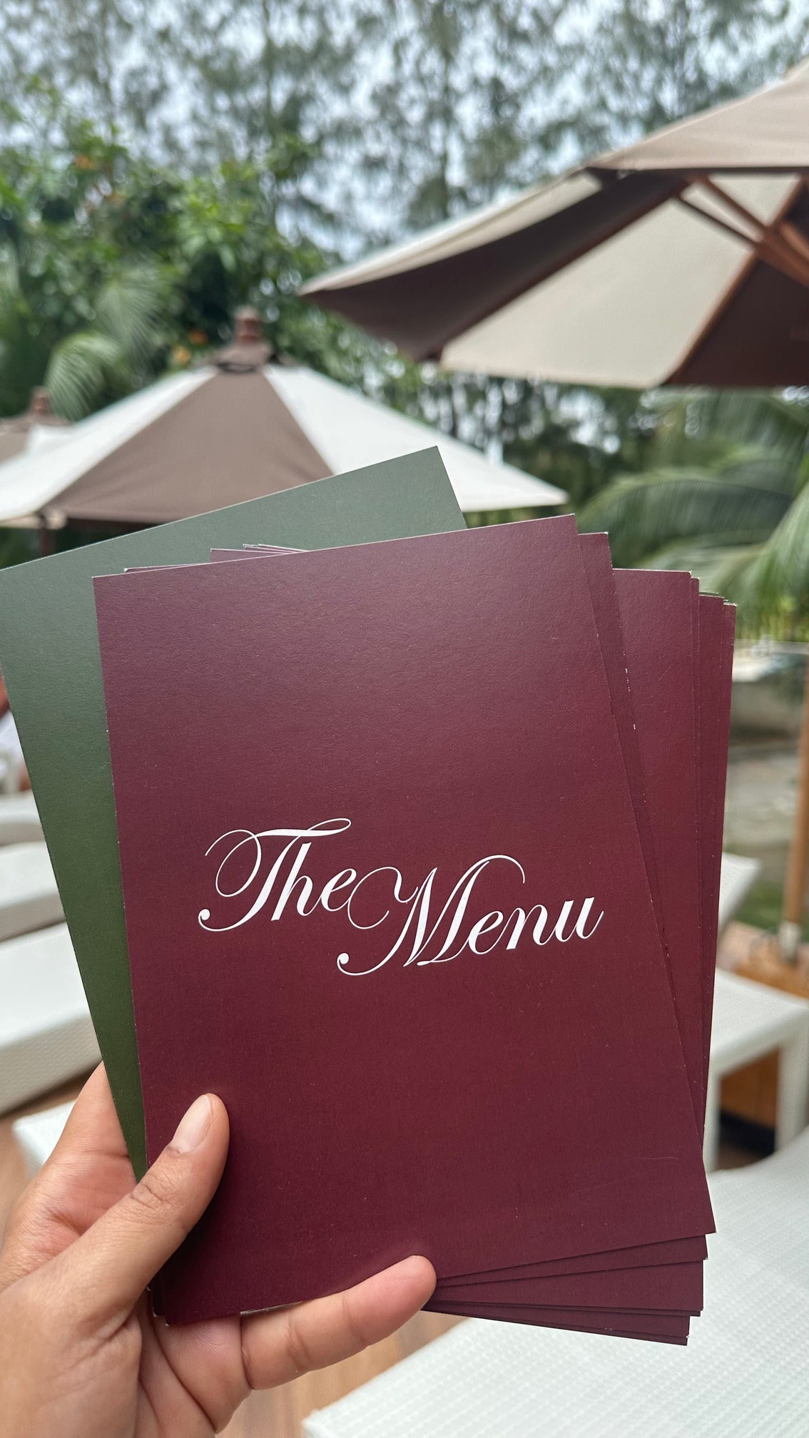 Personalized - Menu Card - Bon Appetit - LemonadeHome