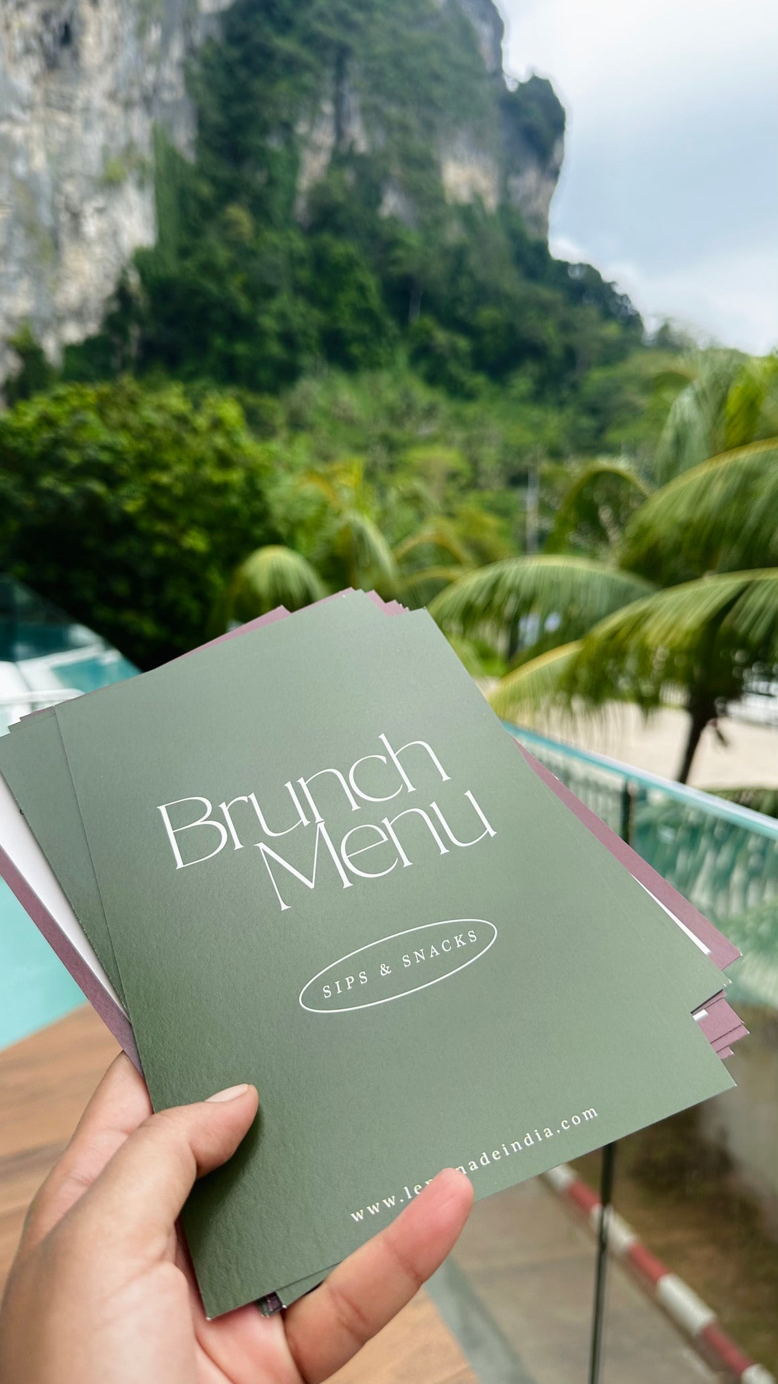 Personalized - Menu Card - Brunch Menu - LemonadeHome