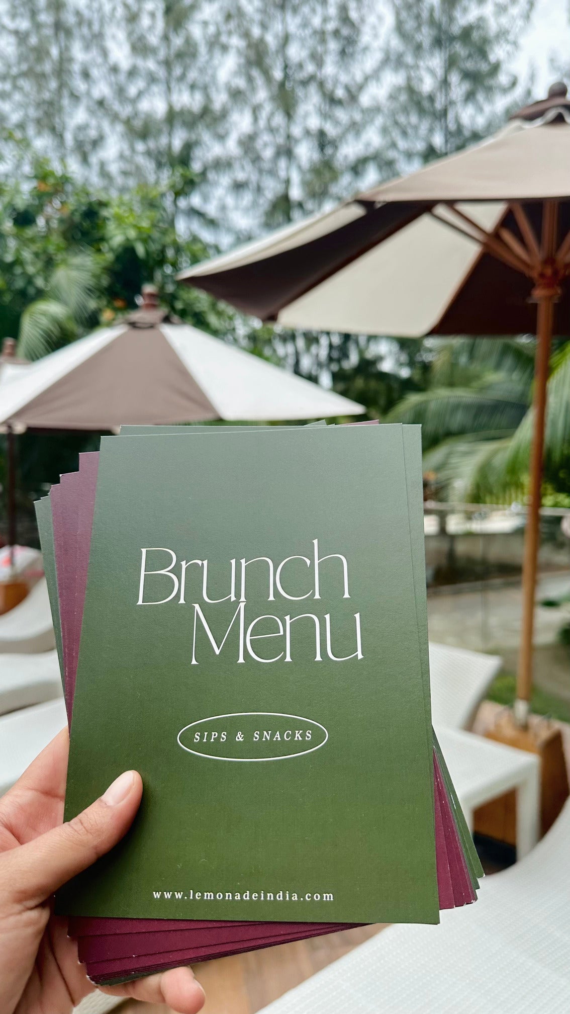 Personalized - Menu Card - Brunch Menu - LemonadeHome