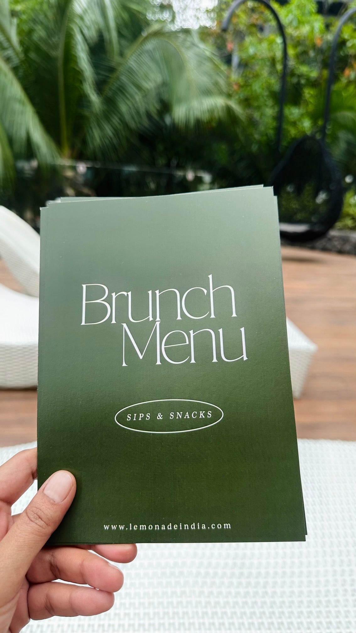 Personalized - Menu Card - Brunch Menu - LemonadeHome