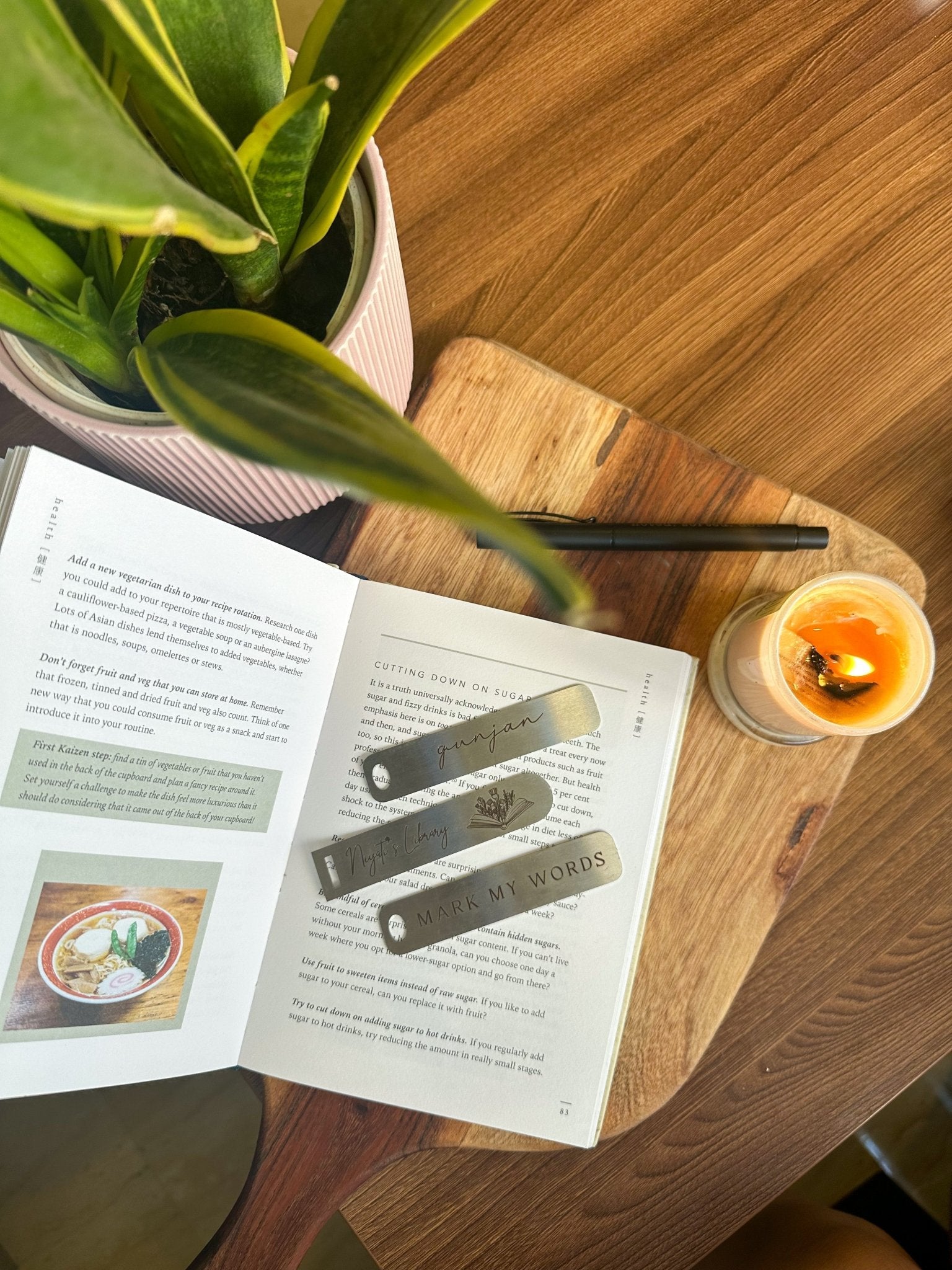 Personalized - Metal Bookmark - Page Marker | Book - LemonadeStationery