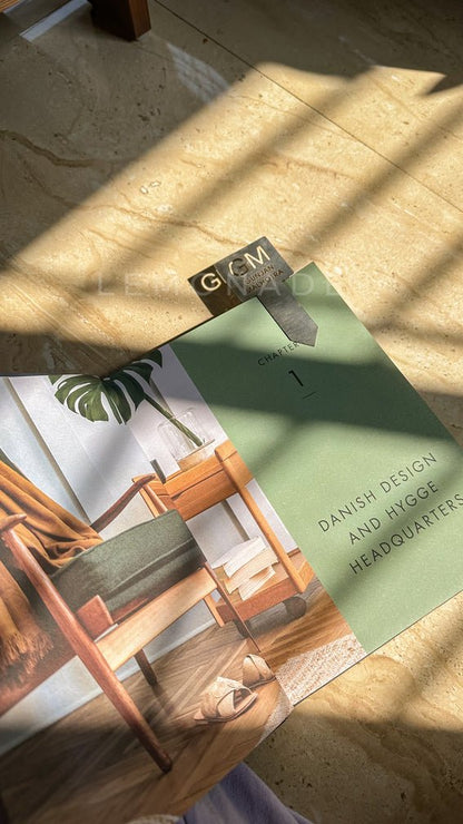 Personalized - Metal Bookmark - Silver Page Marker | Initials Standard - LemonadeStationery