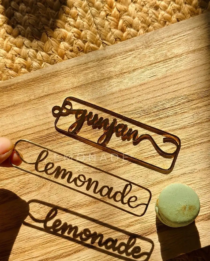 Personalized - Metal Bookmark - The Luxe Mark - LemonadeStationery