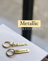 Personalized - Metal Keychain - Gold - LemonadeHome