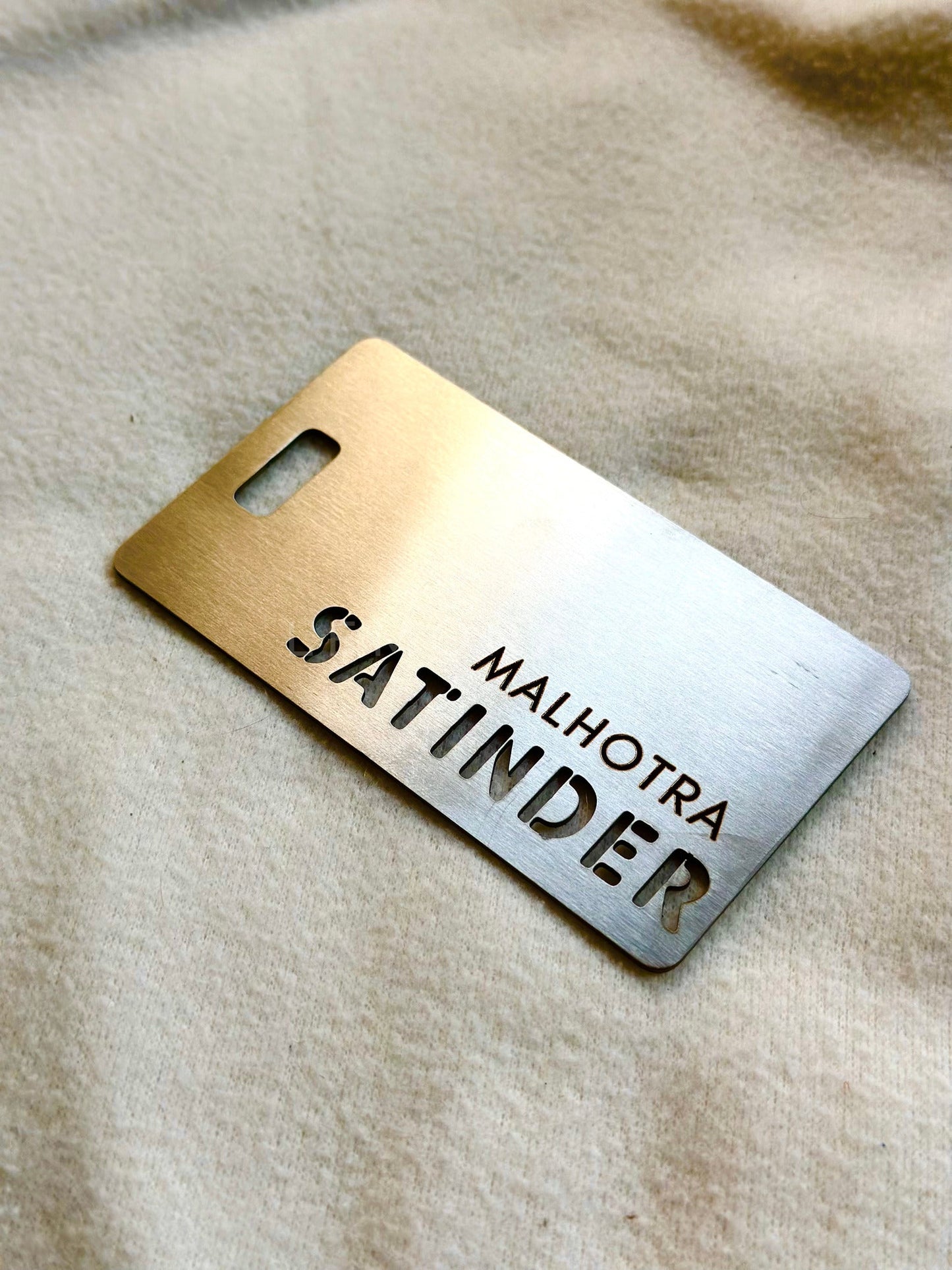 Personalized - Metal Luggage Tag - Standard - LemonadeLuxe Gifting