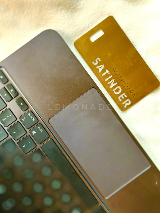 Personalized - Metal Luggage Tag - Standard - LemonadeLuxe Gifting