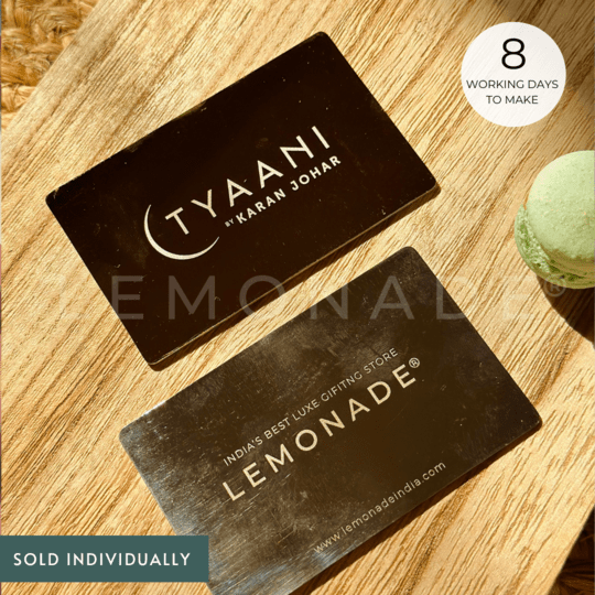 Personalized - Metal NFC Business Card | With Metal Card Holder - LemonadeStationery