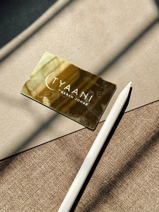 Personalized - Metal NFC Business Card | With Metal Card Holder - LemonadeStationery