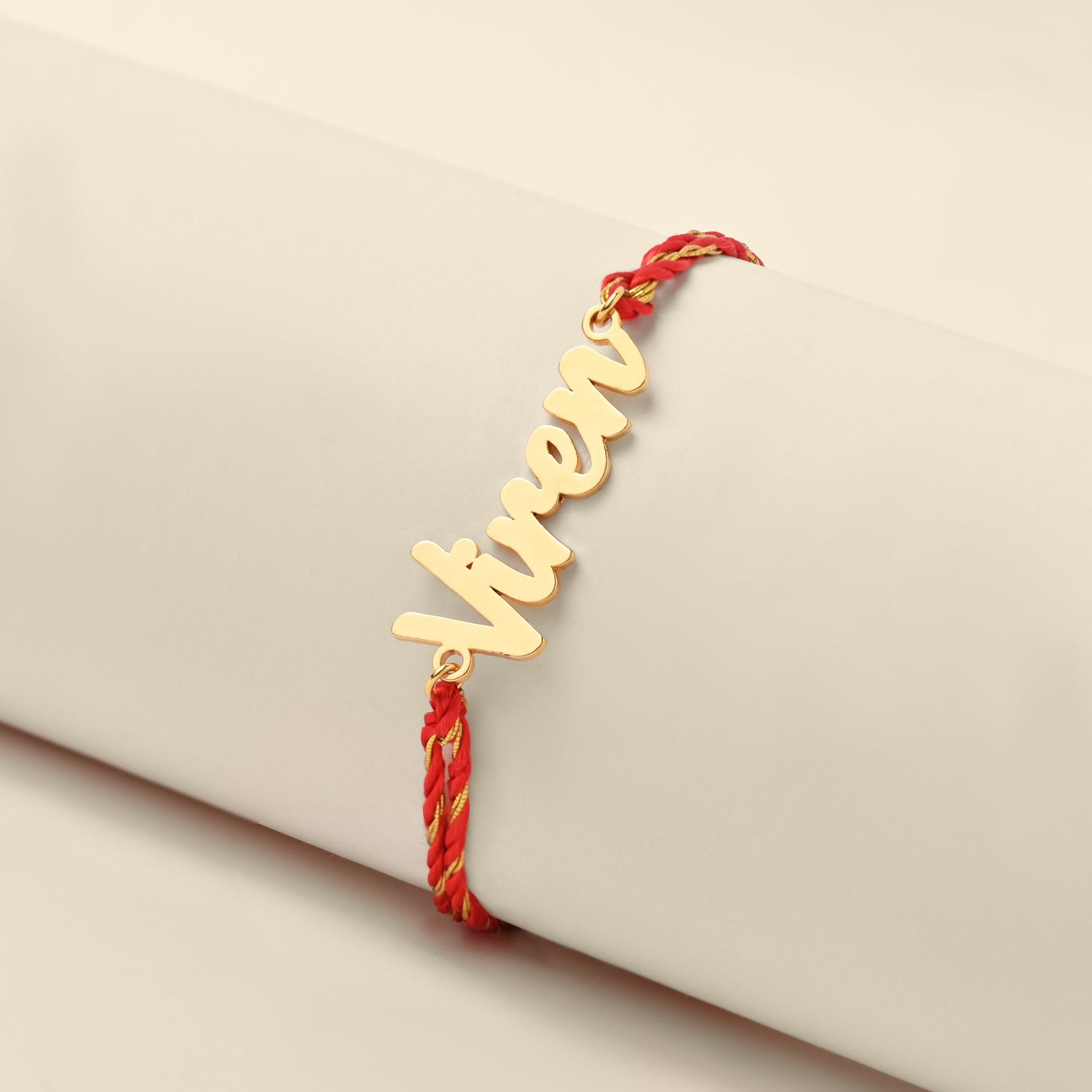 Personalized - Metal Rakhi - Sold Individually - LemonadeLuxe Gifting