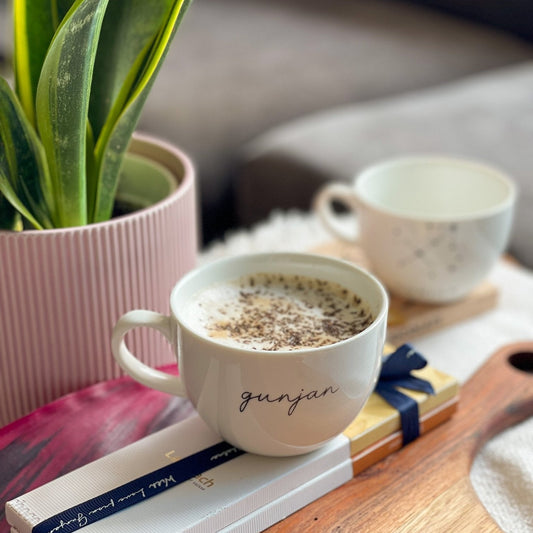 Personalized - Mini Cappuccino Mug - Standard Font - LemonadeHome