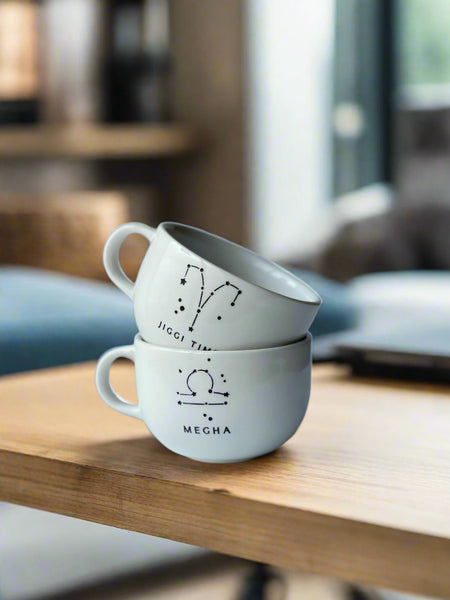 Personalized - Mini Cappuccino Mug - Zodiac Signs | Artisan Collection - LemonadeHome