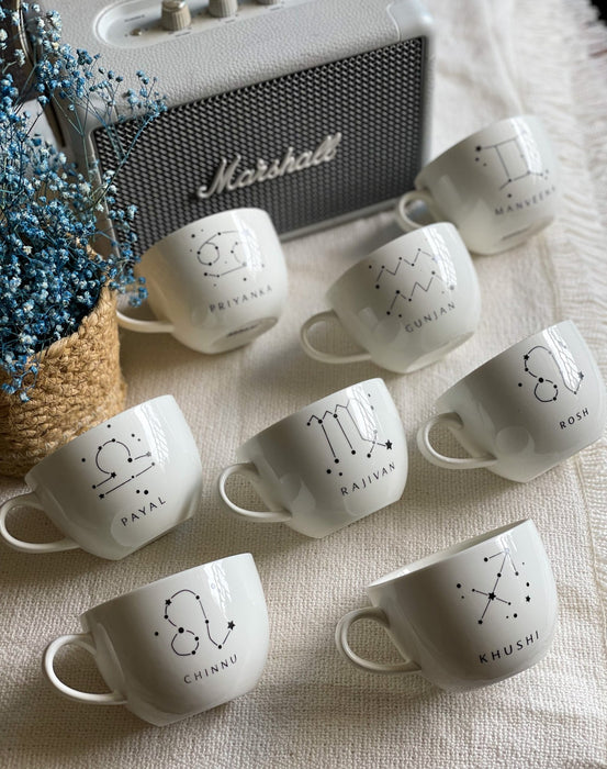 Personalized - Mini Cappuccino Mug - Zodiac Signs - LemonadeHome