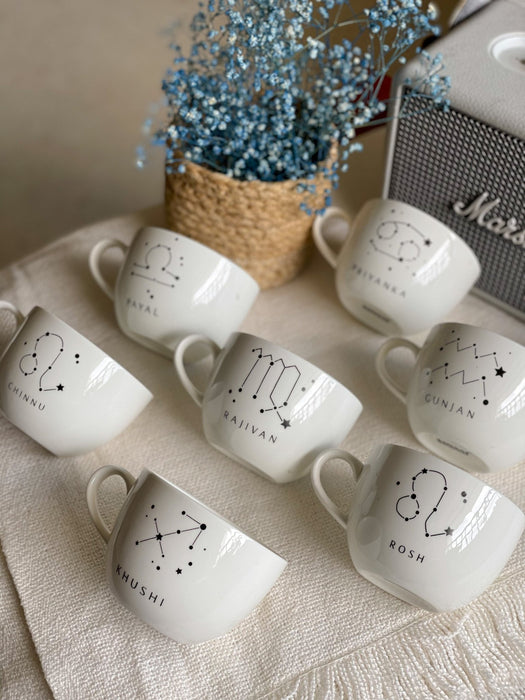 Personalized - Mini Cappuccino Mug - Zodiac Signs - LemonadeHome