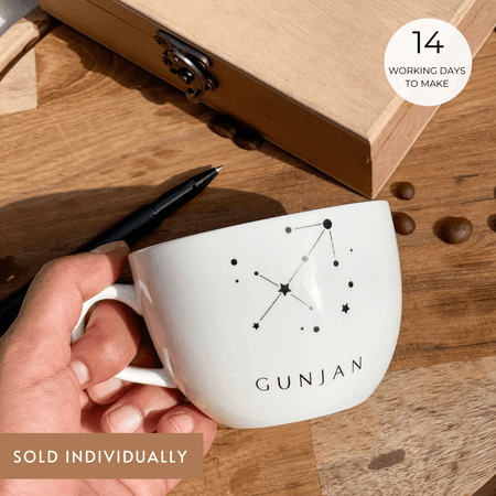 Personalized - Mini Cappuccino Mug - Zodiac Signs - LemonadeHome