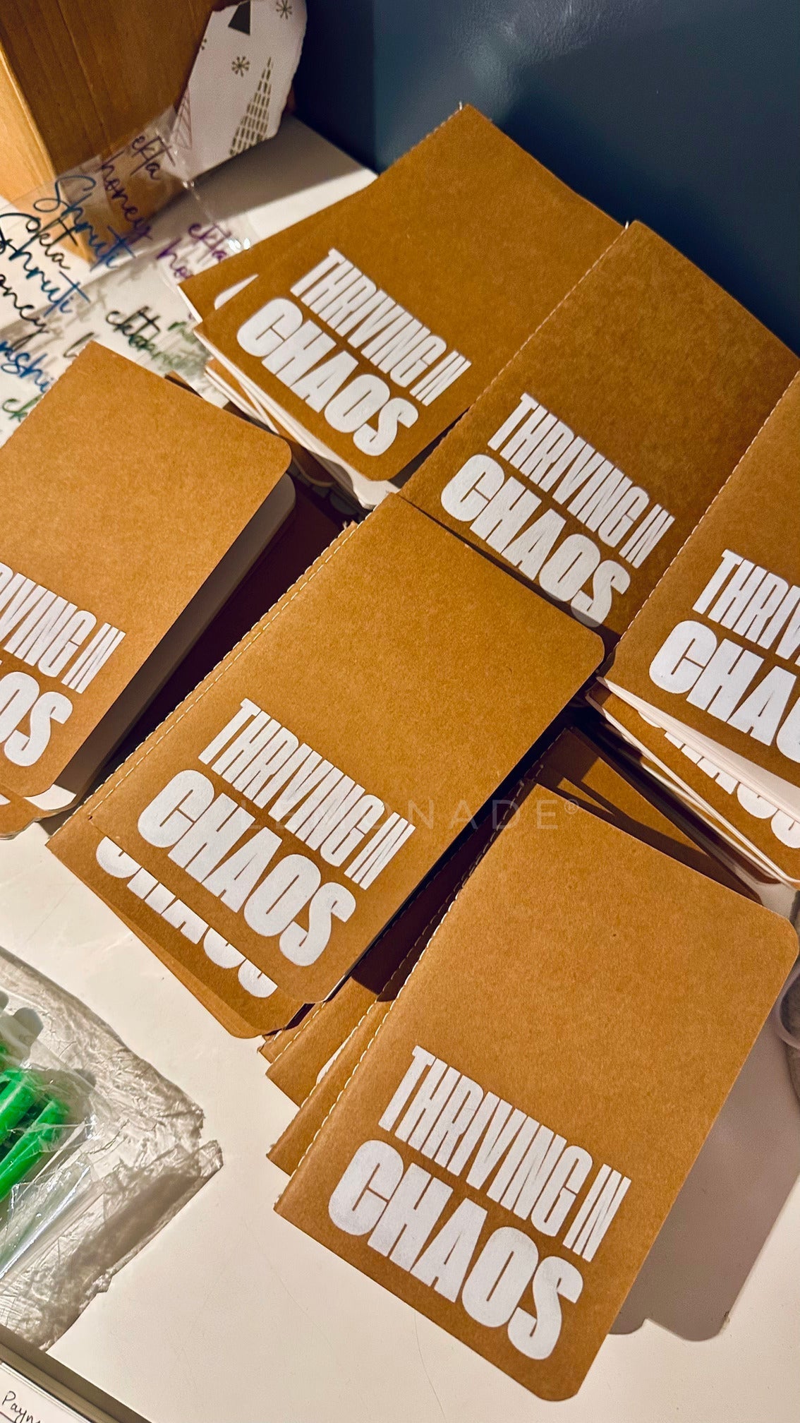  Personalized mini kraft notebook, custom initial notebook, eco-friendly mini book, portable notebook for stationery lovers, minimalist kraft notebook.