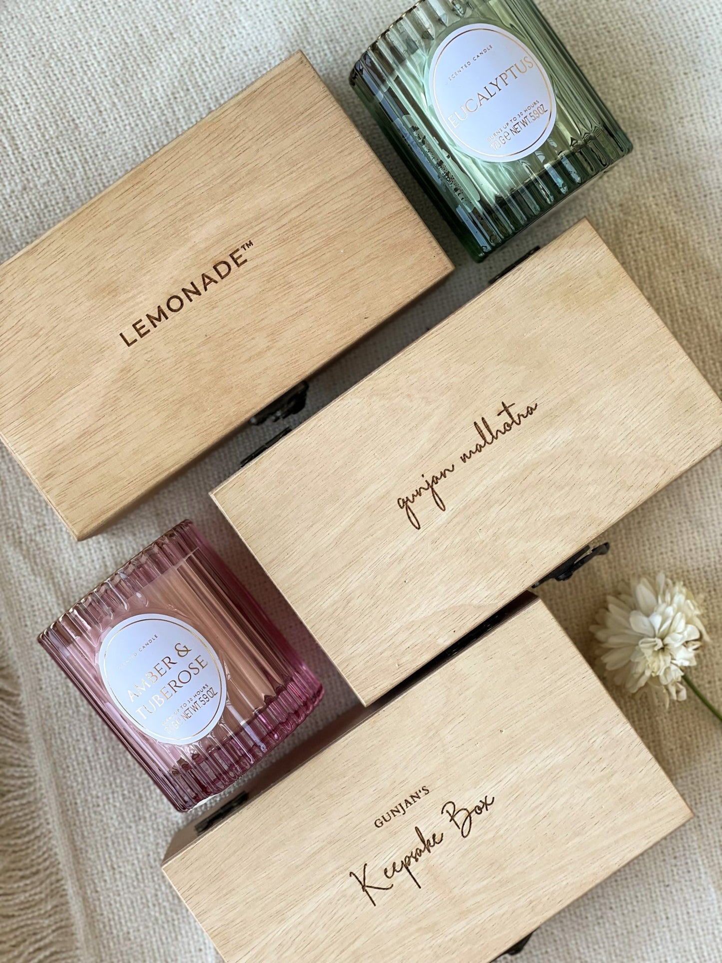 Personalized Multi - Purpose Keepsake Box | MDF Wooden Box - LemonadeHome