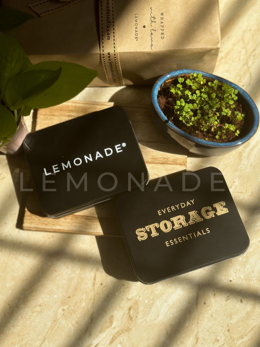 Personalized - Multipurpose Tin Box - Brand Logo - LemonadeHome