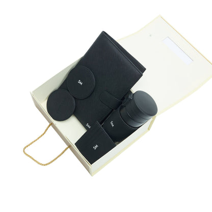 Personalized Office Gift Hamper - Vegan Leather - Lemonade