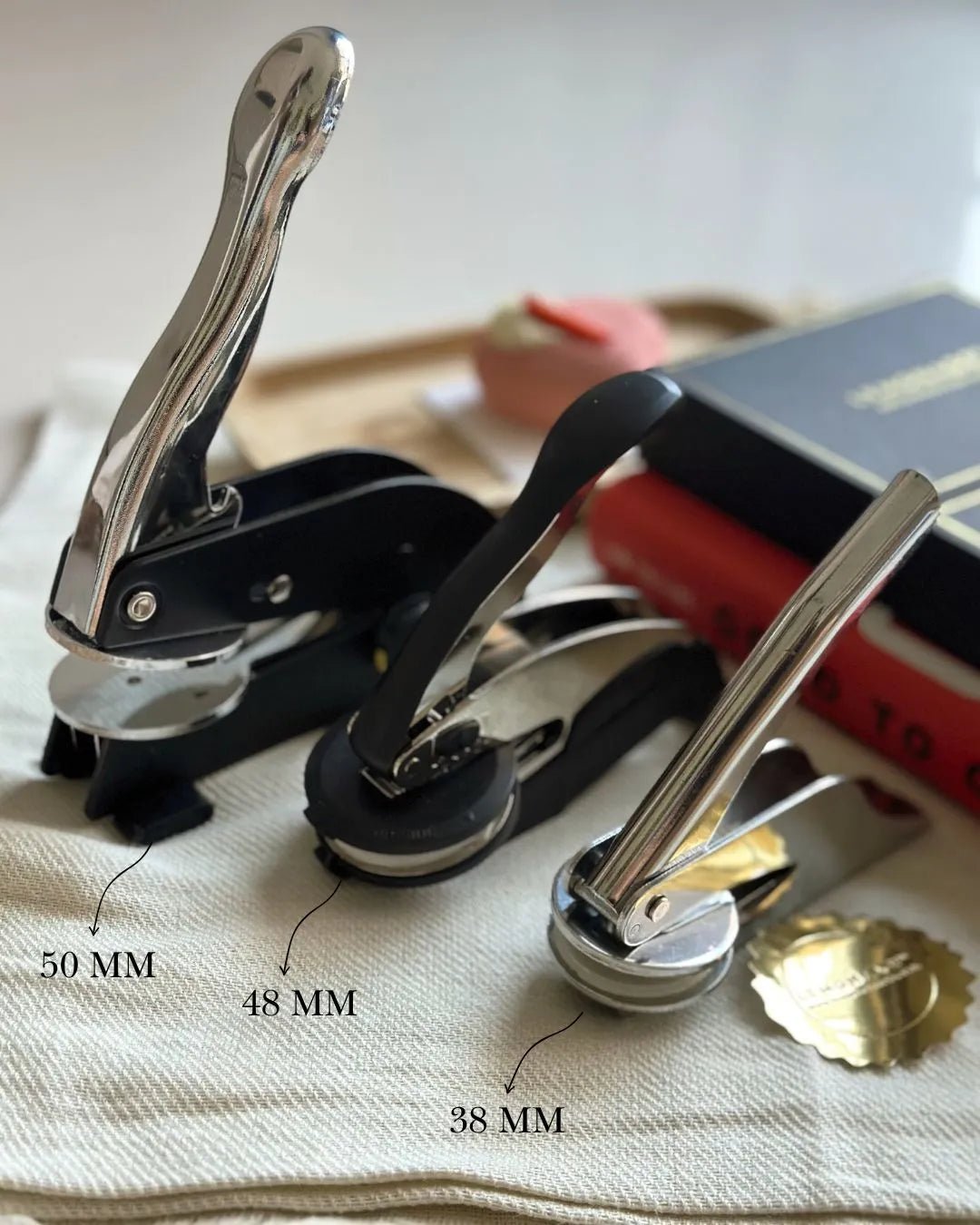 Personalized Paper Embosser Set - From the Library of | Book Embosser - LemonadeStationery