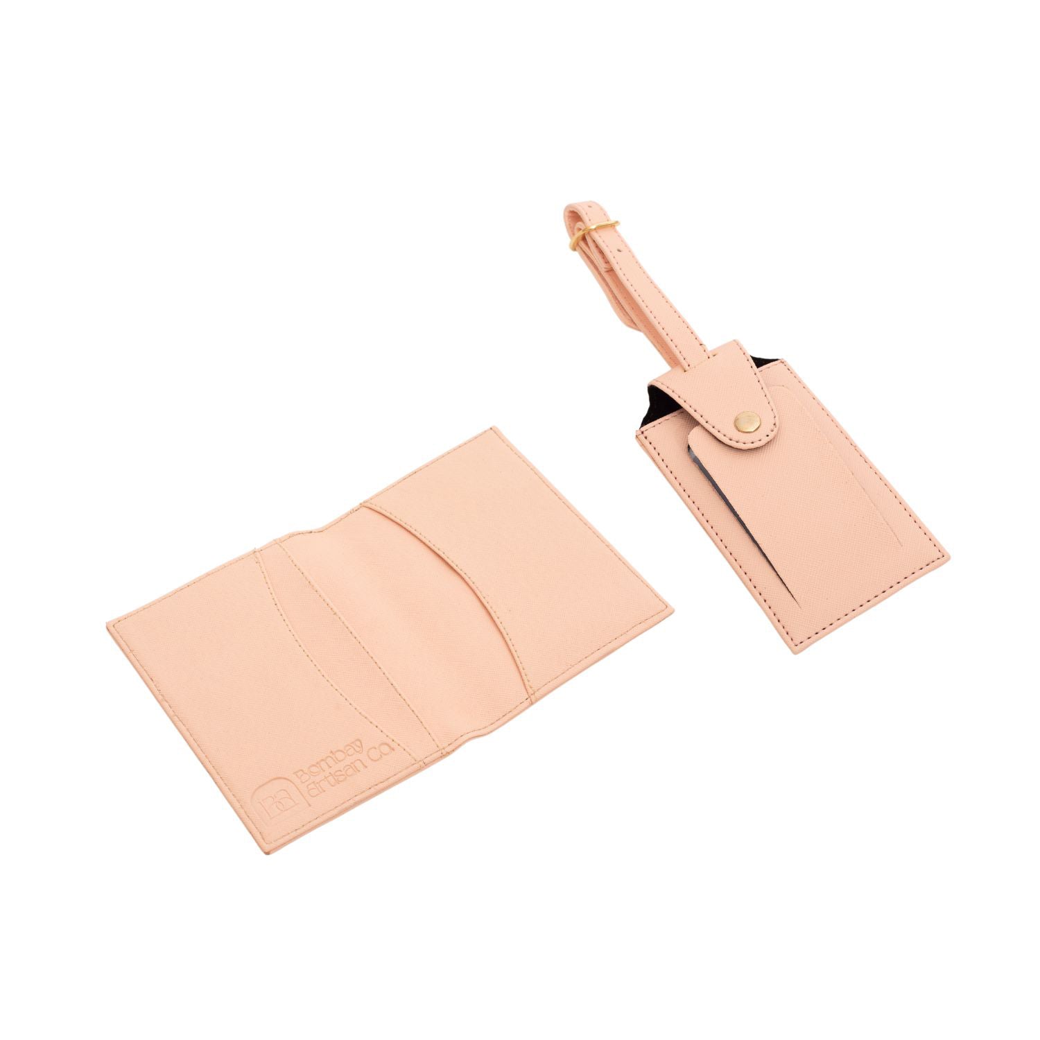 Personalized - Passport Cover & Luggage Tag Set | Vegan Leather - LemonadeLuxe Gifting