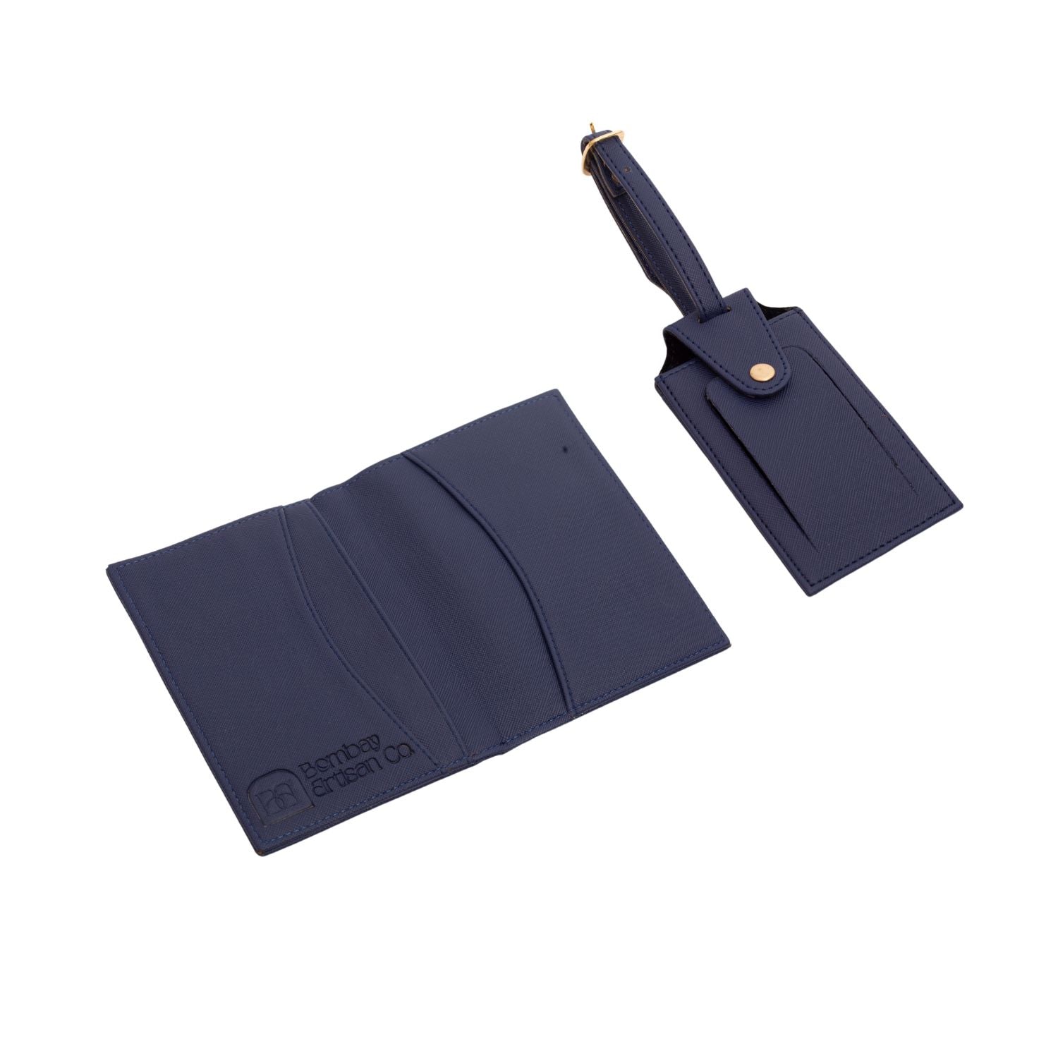 Personalized - Passport Cover & Luggage Tag Set | Vegan Leather - LemonadeLuxe Gifting