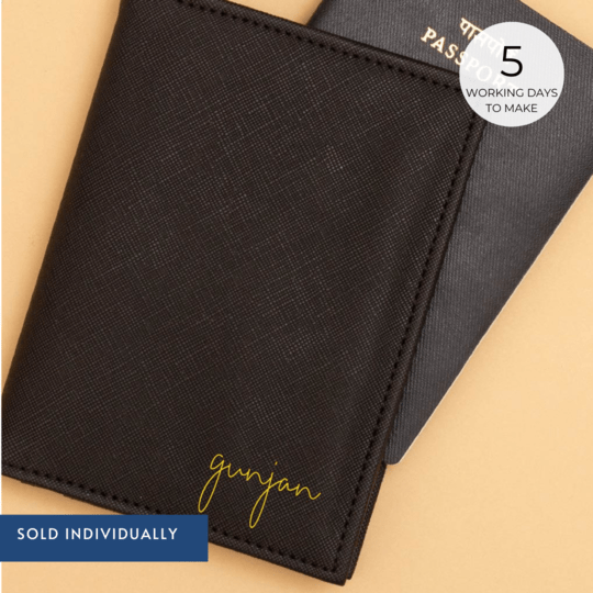 Personalized - Passport Cover | Vegan Leather - LemonadeLuxe Gifting