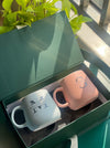 Personalized - Pastel Ceramic Coffee Mug Hamper - Initial - LemonadeHome