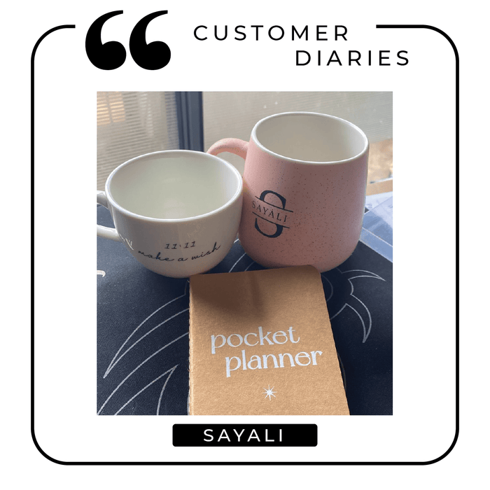 Personalized - Pastel Ceramic Coffee Mug - Initial - LemonadeHome