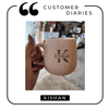 Personalized - Pastel Ceramic Coffee Mug - Initial - LemonadeHome