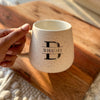 Personalized - Pastel Ceramic Coffee Mug - Initial - LemonadeHome