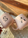 Personalized - Pastel Ceramic Coffee Mug - Initial - LemonadeHome