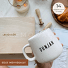 Personalized - Pastel Ceramic Coffee Mug - LemonadeHome