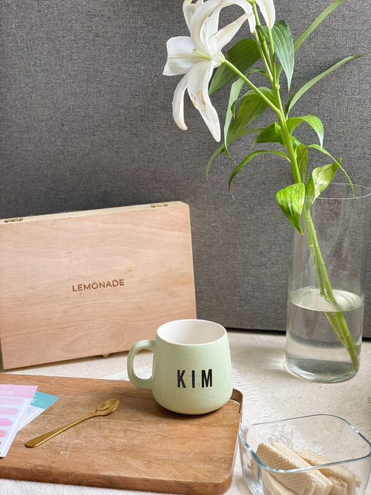 Personalized - Pastel Ceramic Coffee Mug - LemonadeHome