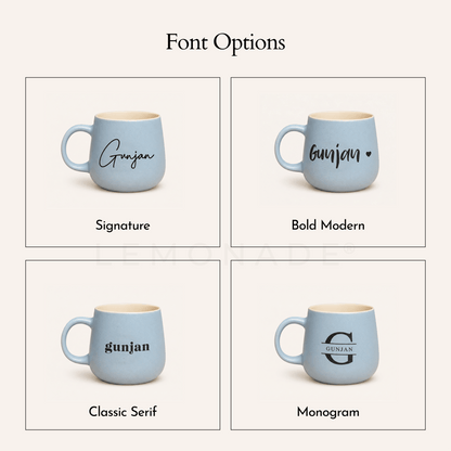 Personalized - Pastel Ceramic Coffee Mug - LemonadeHome