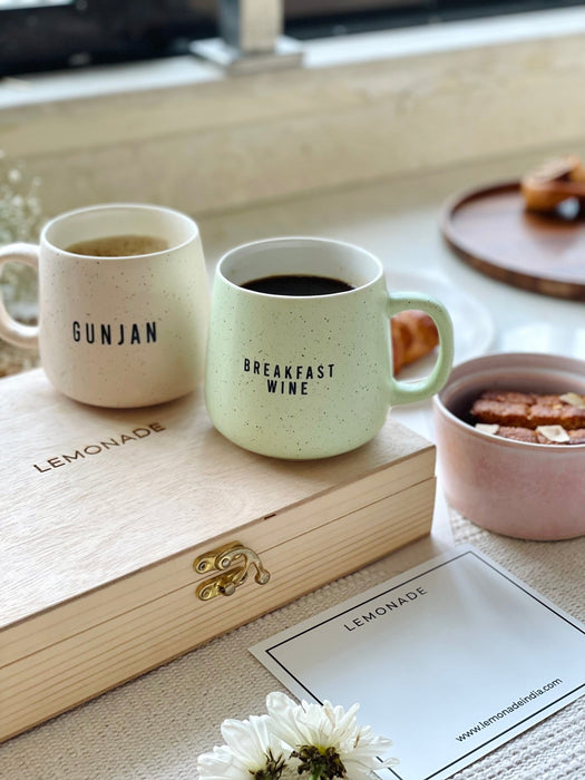 Personalized - Pastel Ceramic Coffee Mug - LemonadeHome