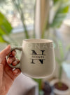 Personalized - Pastel Neu Ceramic Coffee Mug - Initial - LemonadeHome