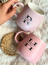 Personalized - Pastel Neu Ceramic Coffee Mug - Initial - LemonadeHome