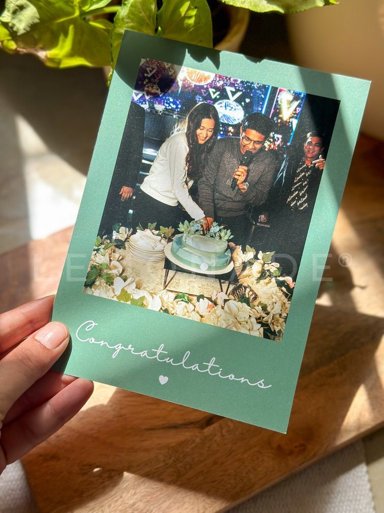Personalized - Photo Greeting Card - Set of 2 - LemonadeStationery