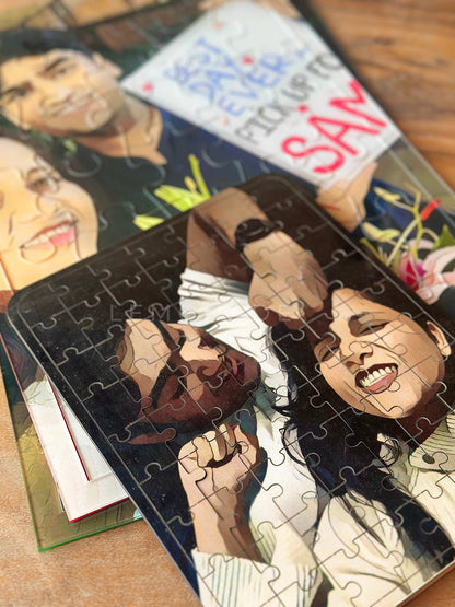 Personalized - Photo Wooden Puzzle - A4 Size - LemonadeHome