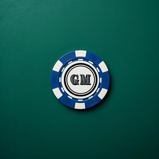 Personalized - Poker Set - Initial | Metal Case - LemonadeLuxe Gifting