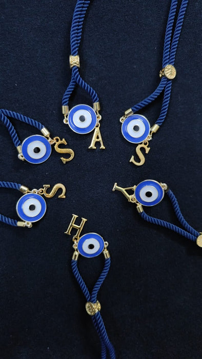 Personalized - Rakhi - Evil Eye - Initial - Sold Individually - LemonadeLuxe Gifting