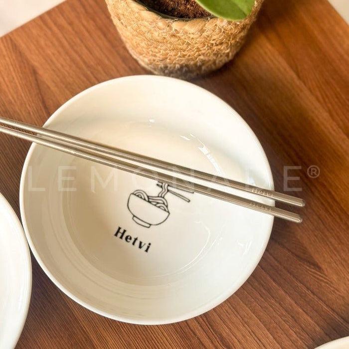 Ramen bowl set with chopsticks in a complete package for an authentic Asian dining experience