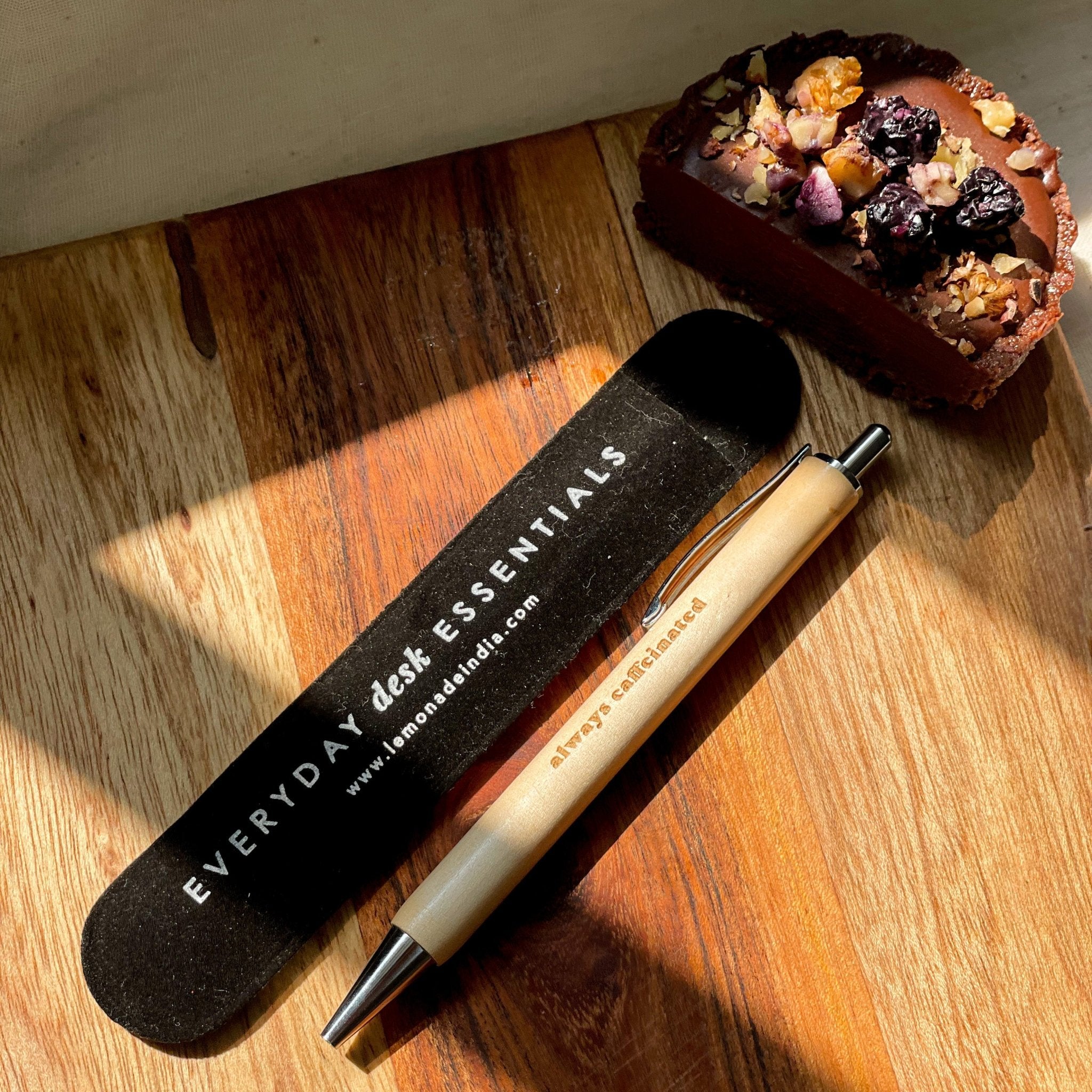 Personalized - Retractable Pen - Wooden - Lemonade - Lemonade