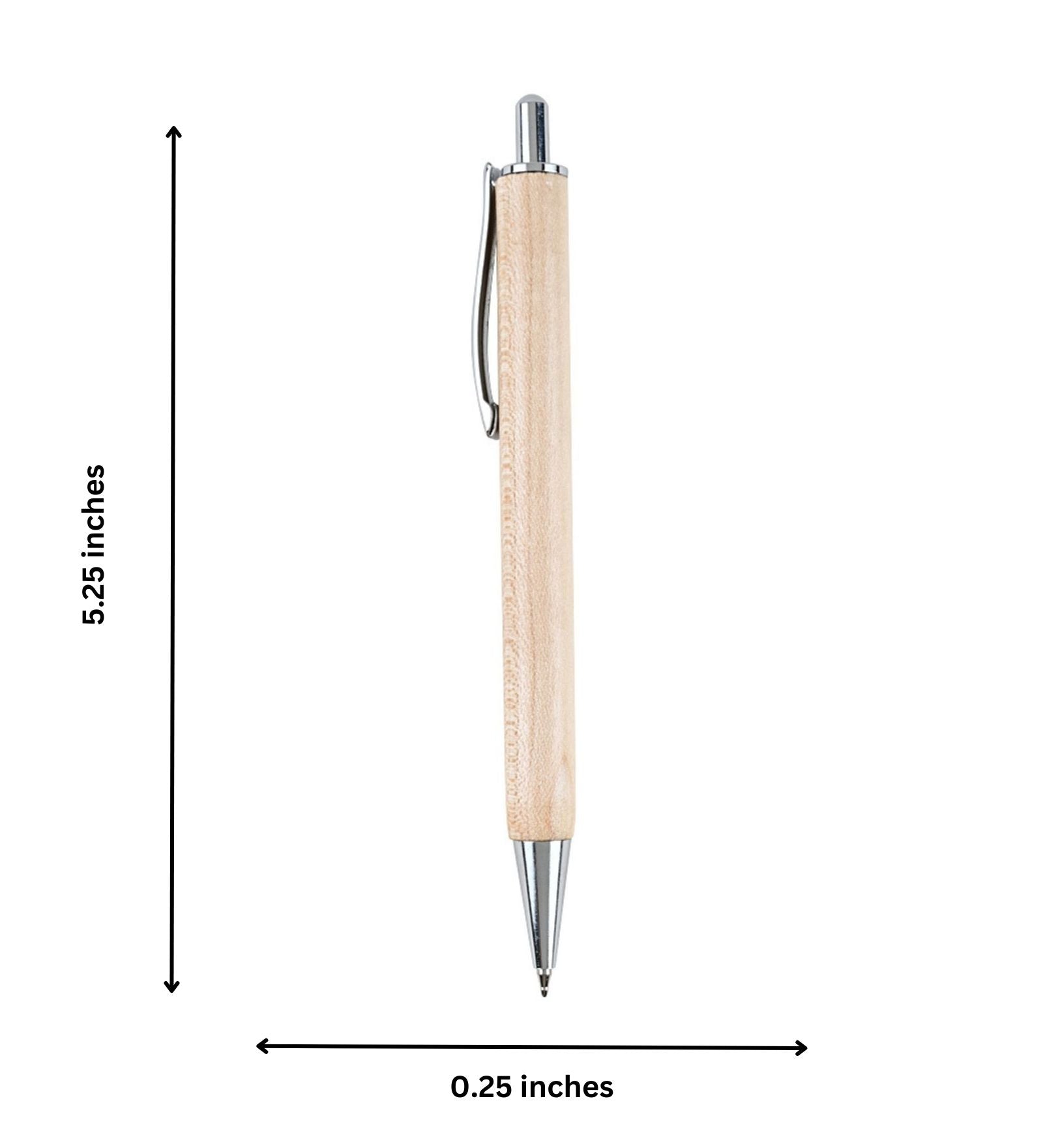 Personalized - Retractable Pen - Wooden - LemonadeStationery