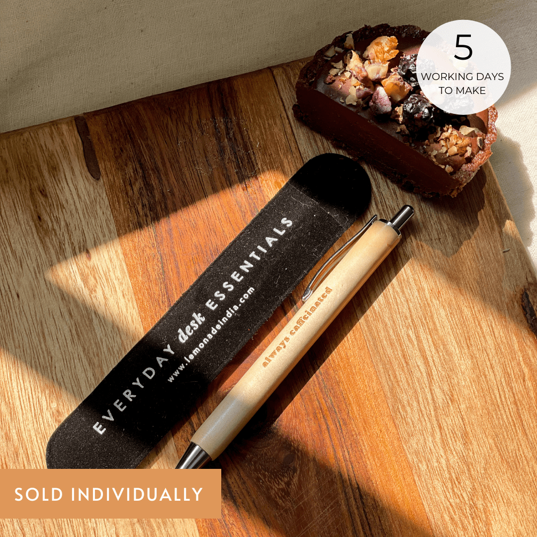 Personalized - Retractable Pen - Wooden - LemonadeStationery