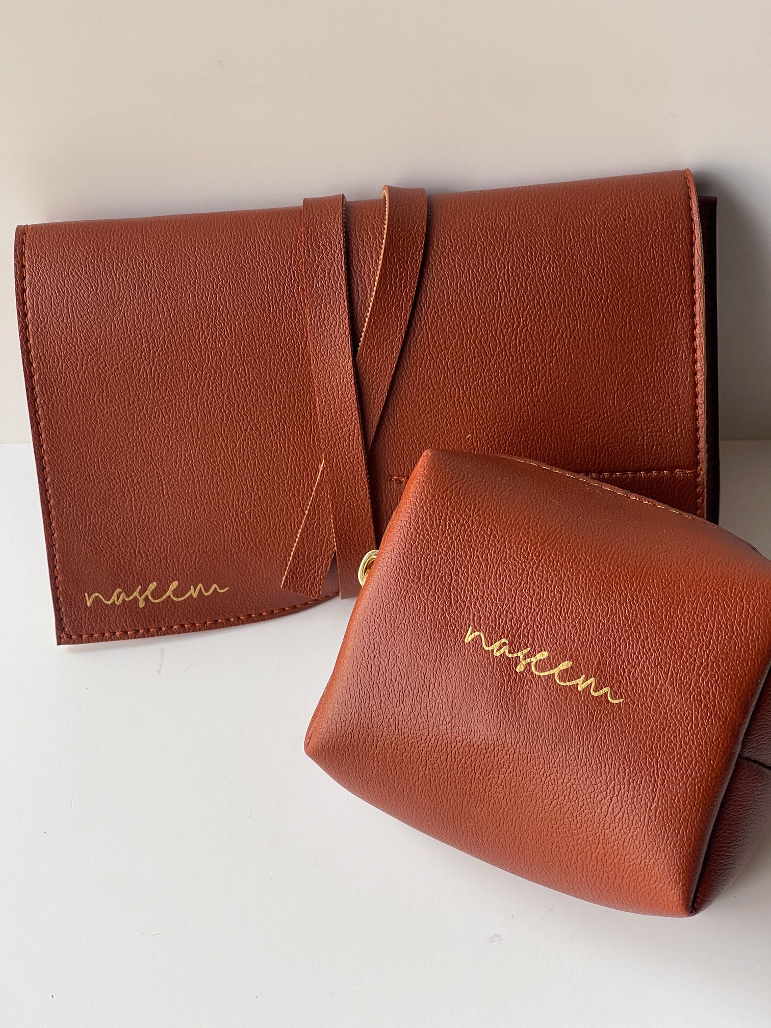 Personalized - Roll - up Organizer Set of 2 (Organizer + Pouch) - LemonadeLuxe Gifting