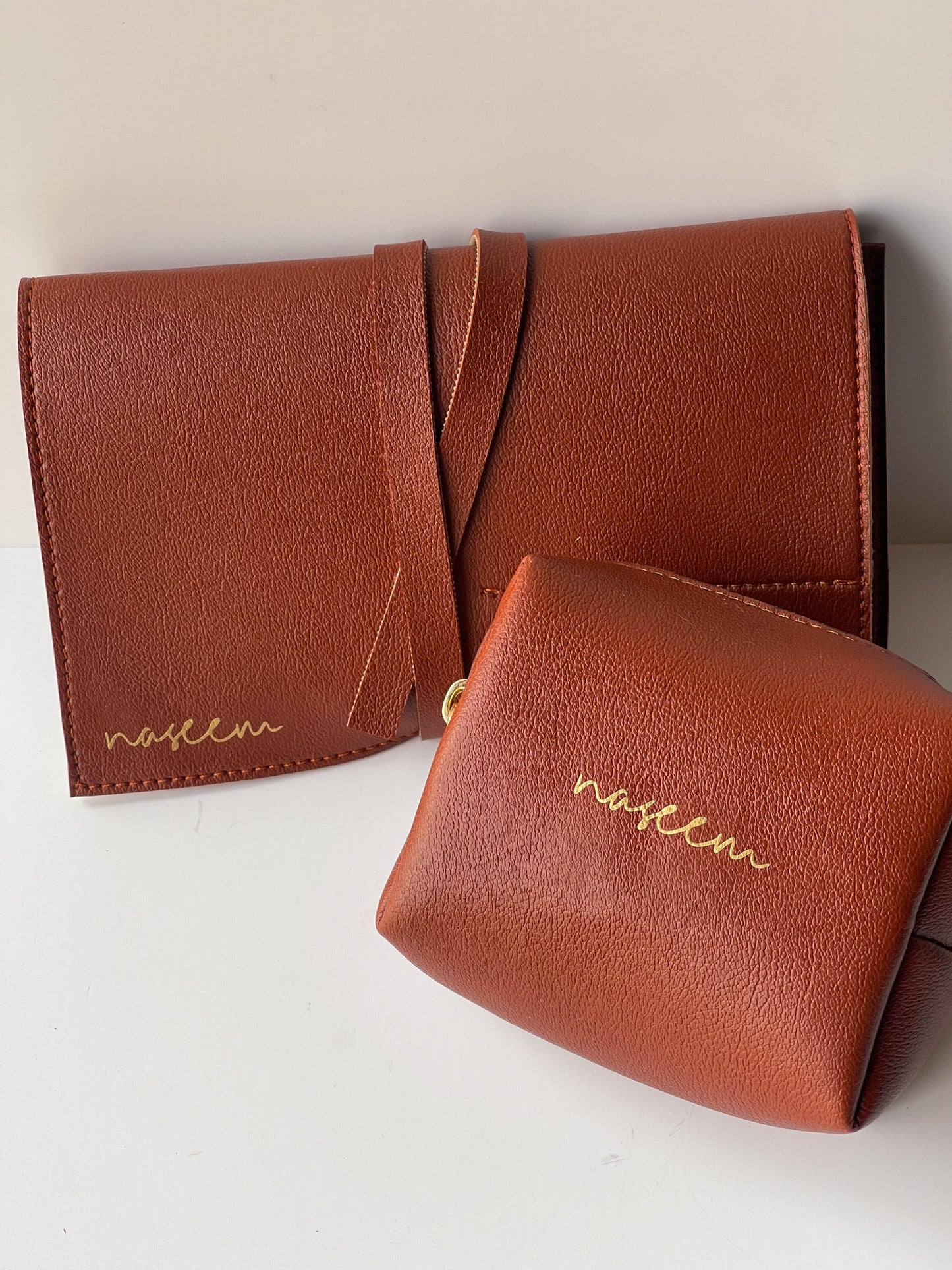 Personalized - Roll - up Organizer Set of 2 (Organizer + Pouch) - LemonadeLuxe Gifting