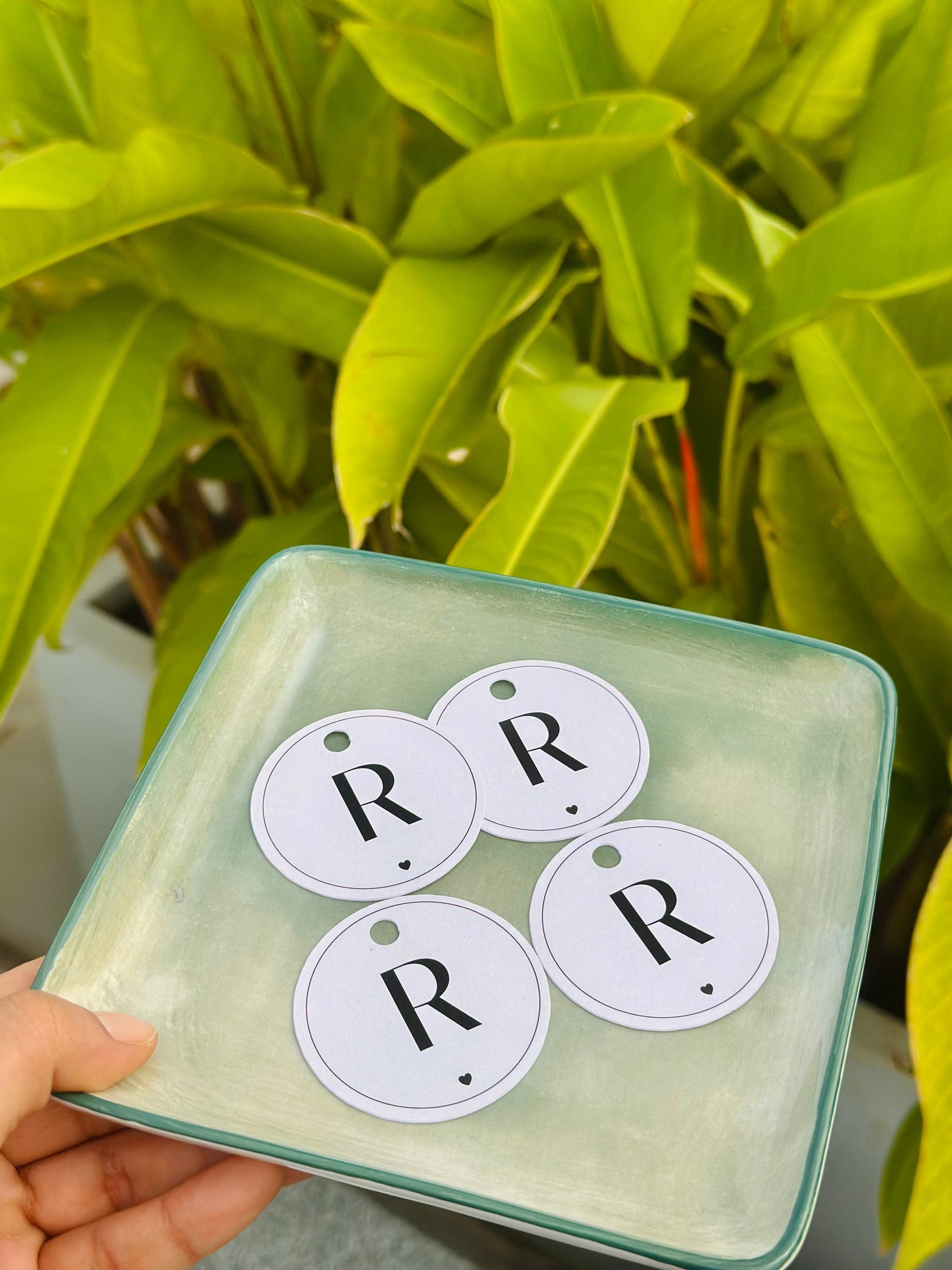 Personalized paper gift tags for birthdays and weddings